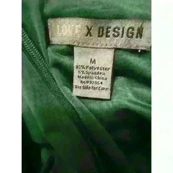 Love by Design Geneva V-neck Sleeveless Maxi Dress Hunter Green Dress Size M - Picture 12 of 12